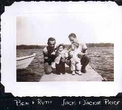 A035- Gordon and Ruth Bennet McDougal Dorrough; Jack and Jackie Price
